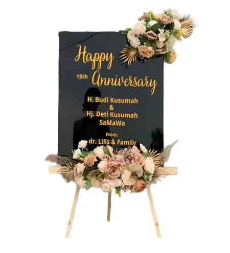 Papan Bunga Akrilik Bawang